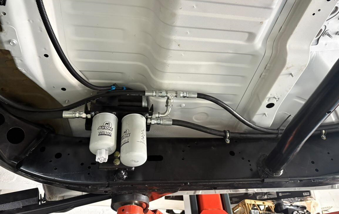 PureFlow AirDog II-5G Fuel Air Separation Systems for 1994-1998 RAM 2500, 3500 - A7SABD524 Separators, II-5G, 165 gph, Pressure Regulator, Wiring Harness