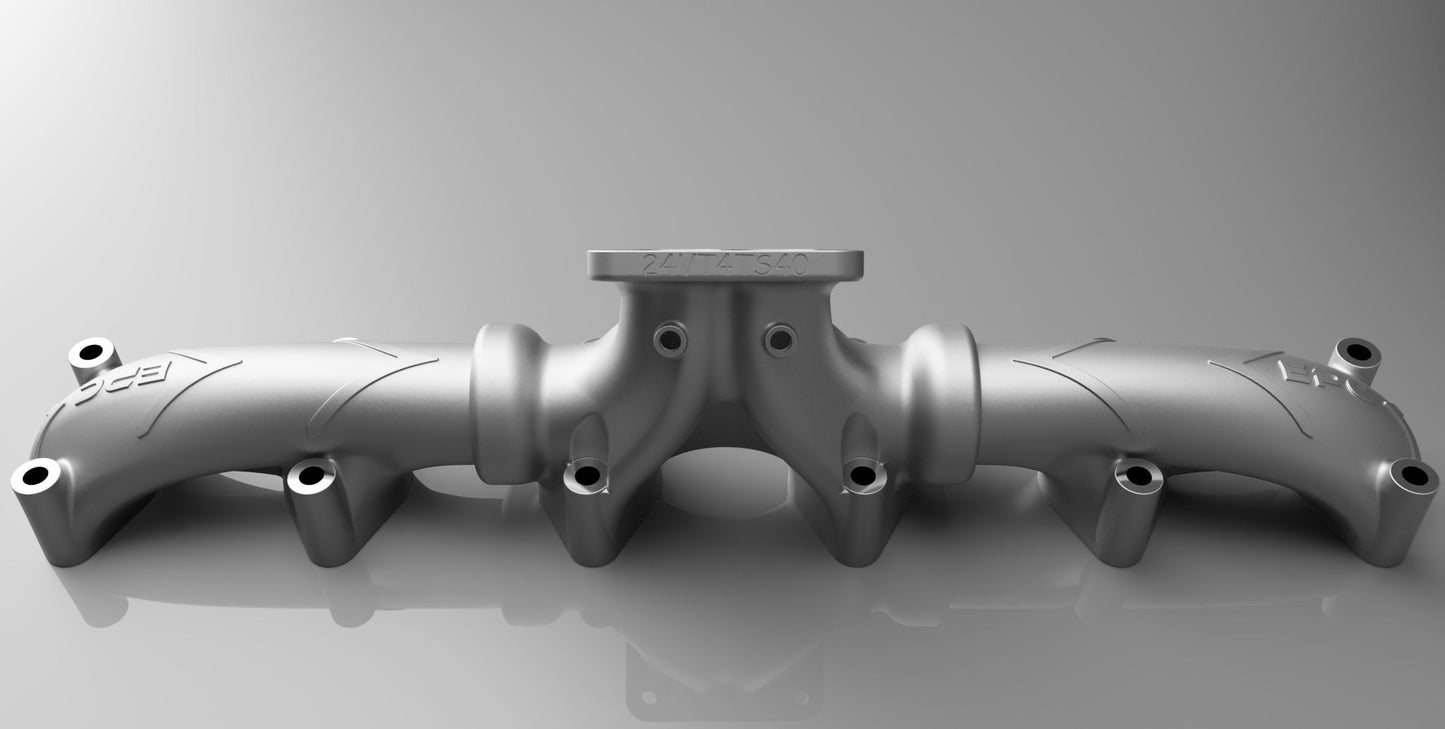 24-Valve T4 Twin Scroll Exhaust Manifold (24VT4TS40) – 5.9 / 6.7 Cummins COMING JULY 2026....